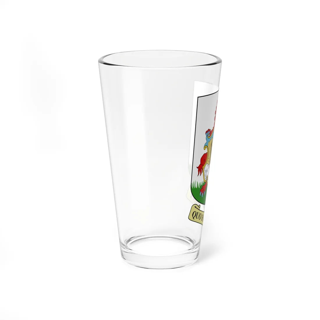 Coat of arms of Bermuda (United Kingdom) (Coat of Arms) Pint Glass 16oz - Go Mug Yourself