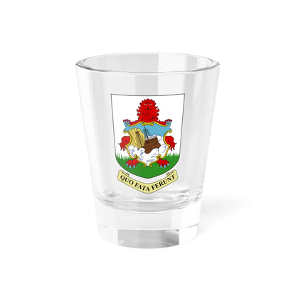 Coat of arms of Bermuda (United Kingdom) (Coat of Arms) Shot Glass 1.5oz 1.5oz - Go Mug Yourself