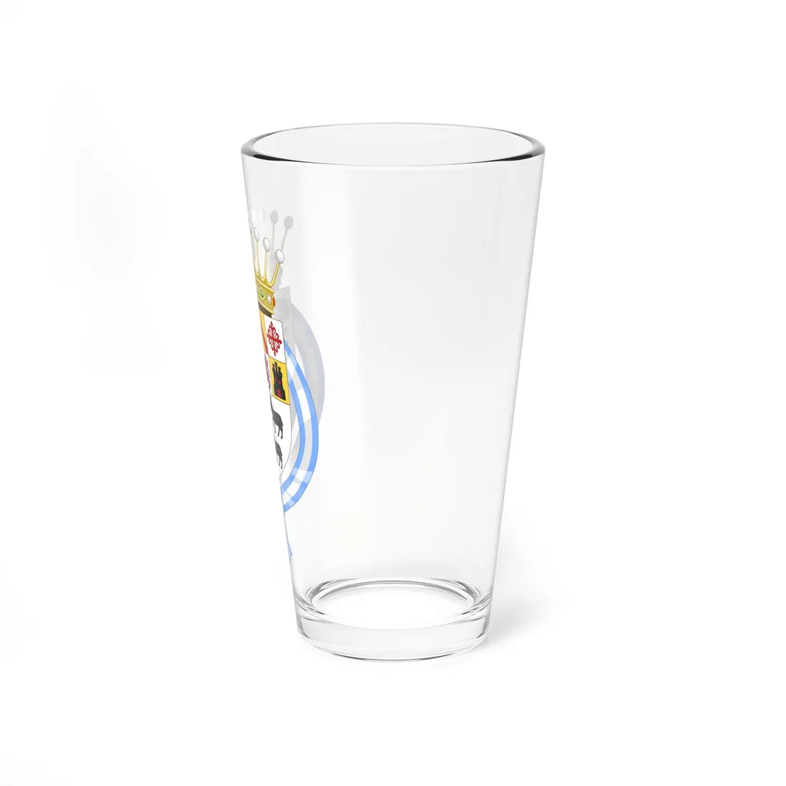 Coat of Arms of Bernardo de Gálvez (Costa Rica) (Coat of Arms) Pint Glass 16oz - Go Mug Yourself
