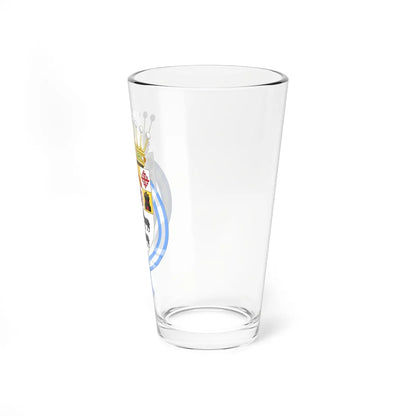 Coat of Arms of Bernardo de Gálvez (Costa Rica) (Coat of Arms) Pint Glass 16oz - Go Mug Yourself