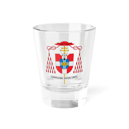 Coat of arms of Bernardus Johannes Alfrink (Netherlands) (Coat of Arms) Shot Glass 1.5oz 1.5oz - Go Mug Yourself