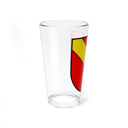 Coat of arms of Beromünster (Switzerland) (Coat of Arms) Pint Glass 16oz - Go Mug Yourself