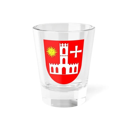 Coat of Arms of Bershad raion (Ukraine) (Coat of Arms) Shot Glass 1.5oz 1.5oz - Go Mug Yourself