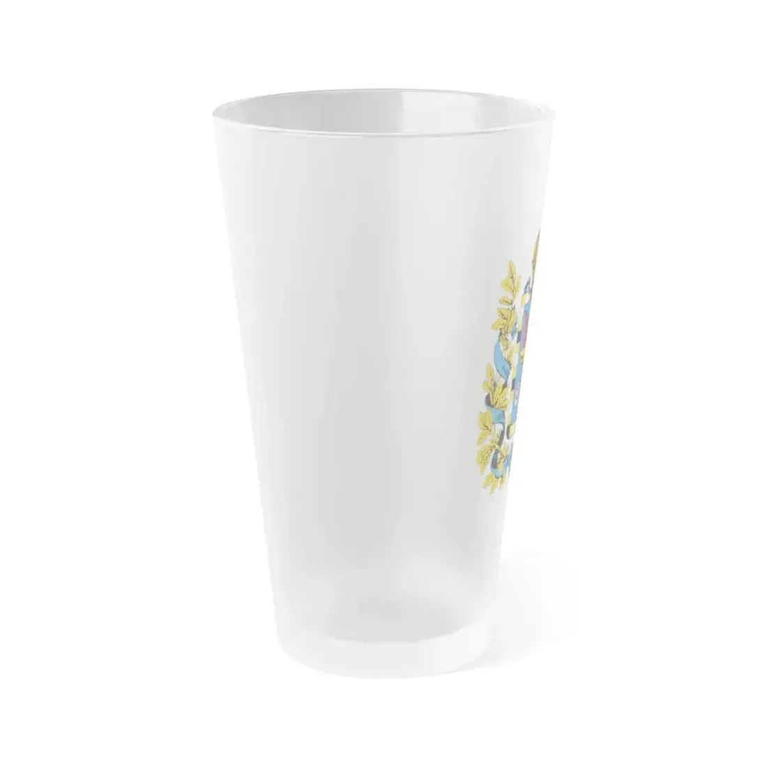 Coat of arms of Bessarabia Governorate 1878 - Frosted Pint Glass 16oz - Go Mug Yourself