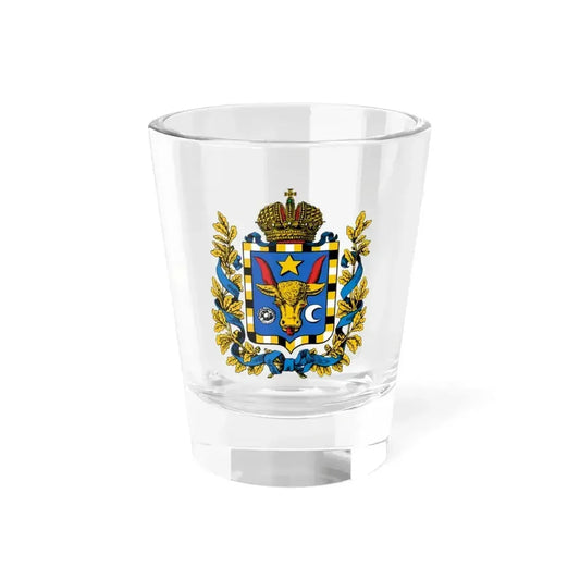 Coat of arms of Bessarabia Governorate 1878 - Shot Glass 1.5oz 1.5oz - Go Mug Yourself
