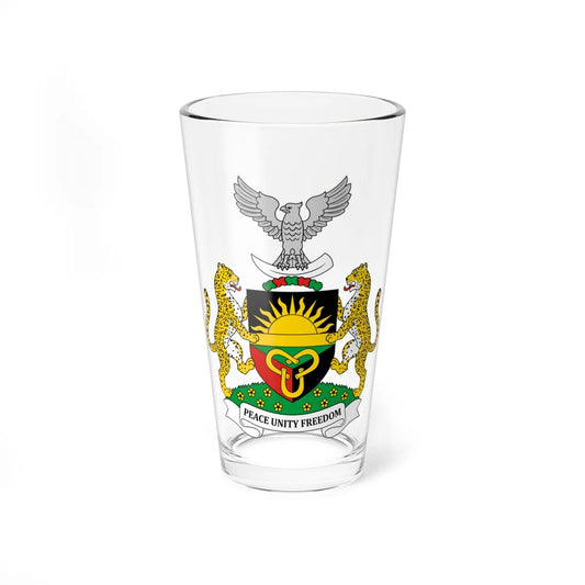 Coat of arms of Biafra (Niger) (Coat of Arms) Pint Glass 16oz 16oz - Go Mug Yourself