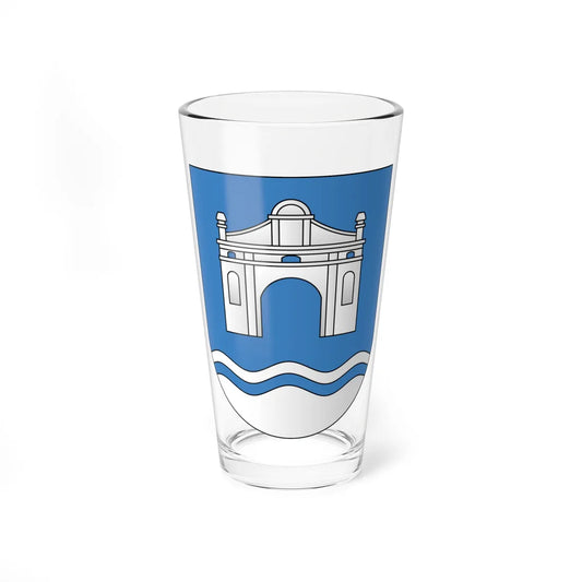 Coat of Arms of Biaroza Belarus (Belarus) (Coat of Arms) Pint Glass 16oz 16oz - Go Mug Yourself