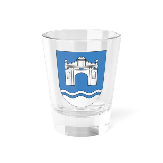 Coat of Arms of Biaroza Belarus (Belarus) (Coat of Arms) Shot Glass 1.5oz 1.5oz - Go Mug Yourself