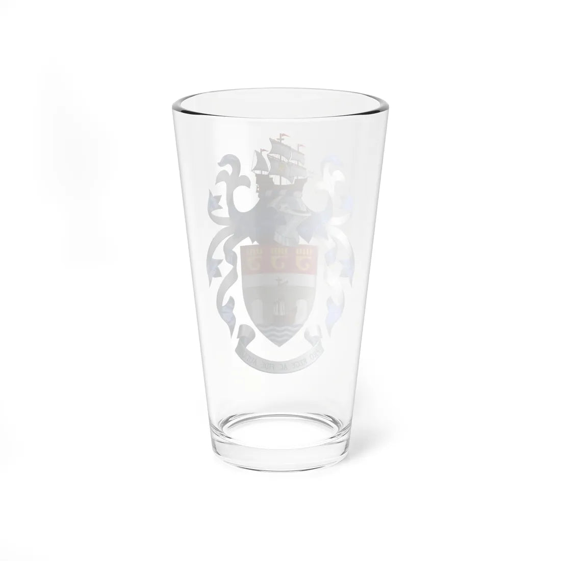 Coat of arms of Bideford Town Council (England) (Coat of Arms) Pint Glass 16oz - Go Mug Yourself