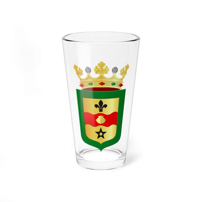 Coat of arms of Binnenmaas (Netherlands) (Coat of Arms) Pint Glass 16oz 16oz - Go Mug Yourself
