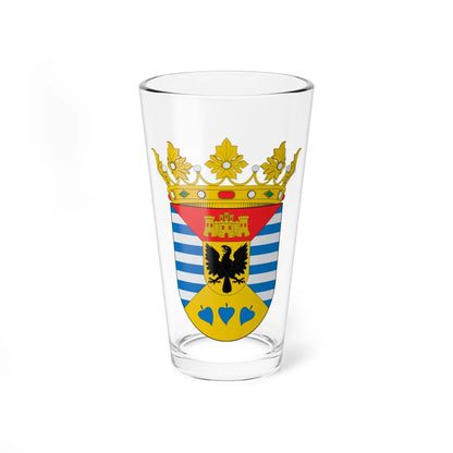 Coat of arms of Biobío Region Chile (Chile) (Coat of Arms) Pint Glass 16oz 16oz - Go Mug Yourself