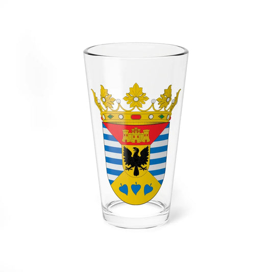 Coat of arms of Biobío Region Chile (Chile) (Coat of Arms) Pint Glass 16oz 16oz - Go Mug Yourself