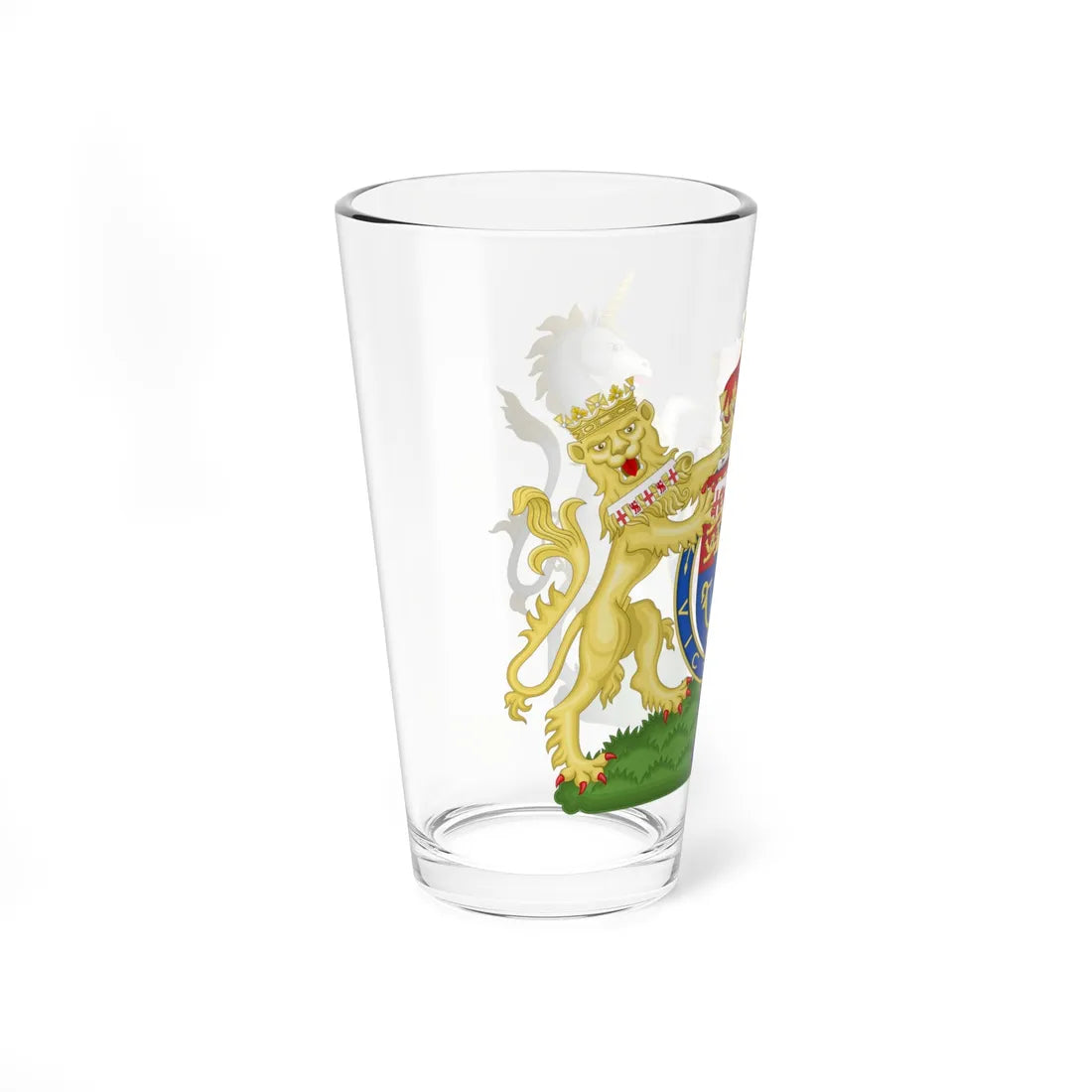 Coat of Arms of Birgitte Duchess of Gloucester (United Kingdom) (Coat of Arms) Pint Glass 16oz - Go Mug Yourself