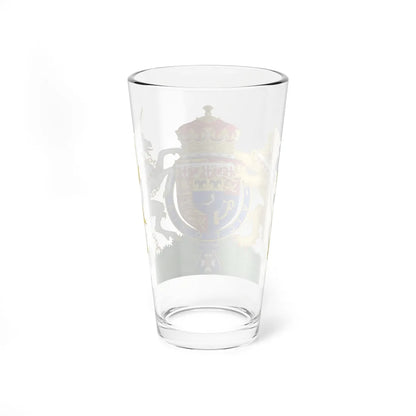 Coat of Arms of Birgitte Duchess of Gloucester (United Kingdom) (Coat of Arms) Pint Glass 16oz - Go Mug Yourself
