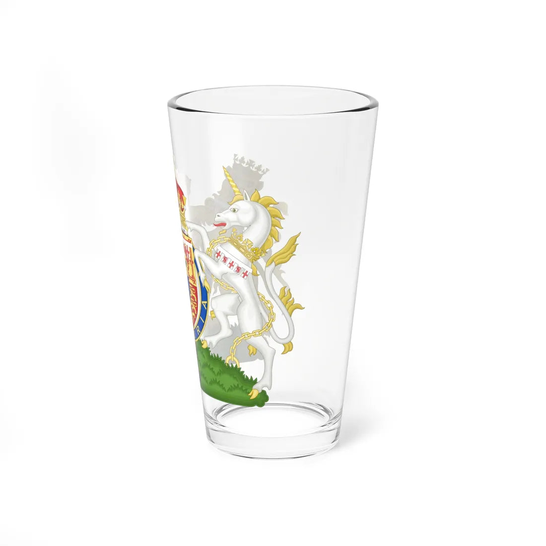 Coat of Arms of Birgitte Duchess of Gloucester (United Kingdom) (Coat of Arms) Pint Glass 16oz - Go Mug Yourself