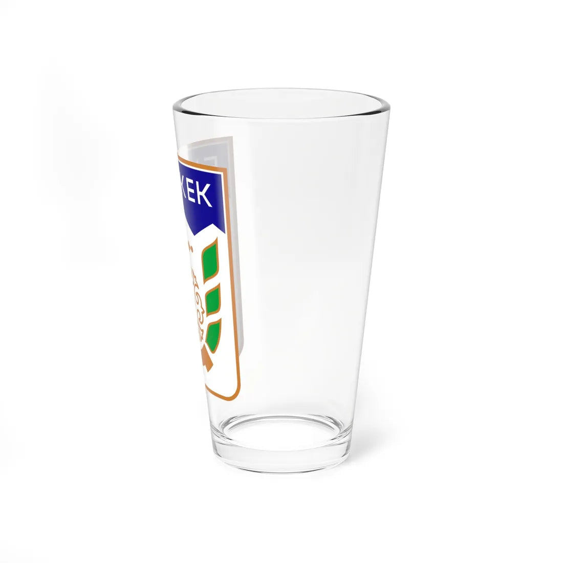 Coat of arms of Bishkek 1991-1994 (Kyrgyzstan) (Coat of Arms) Pint Glass 16oz - Go Mug Yourself