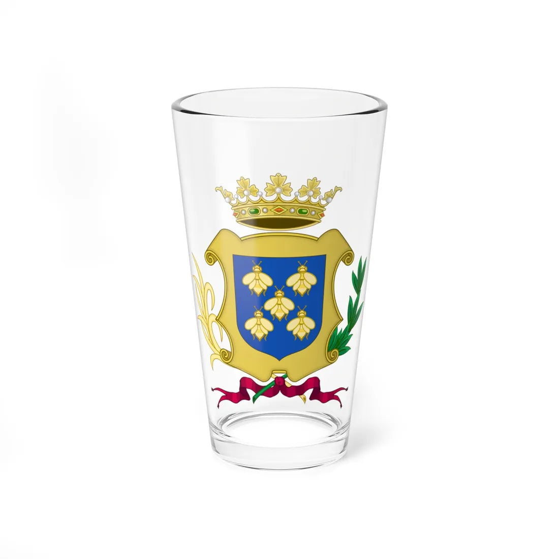 Coat of Arms of Béjar (Spain) (Coat of Arms) Pint Glass 16oz 16oz - Go Mug Yourself