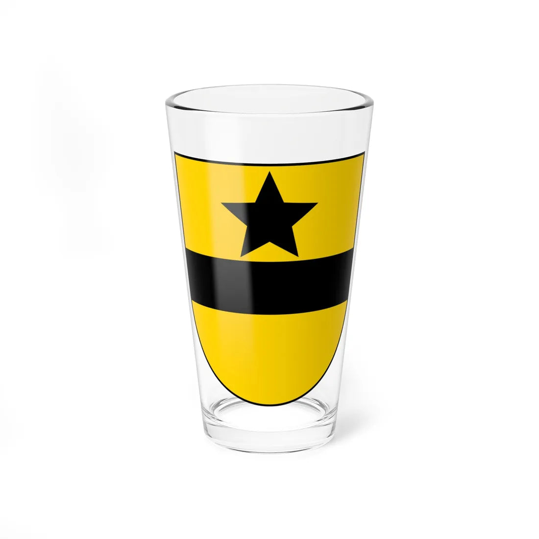 Coat of arms of Blauen BL (Switzerland) (Coat of Arms) Pint Glass 16oz 16oz - Go Mug Yourself