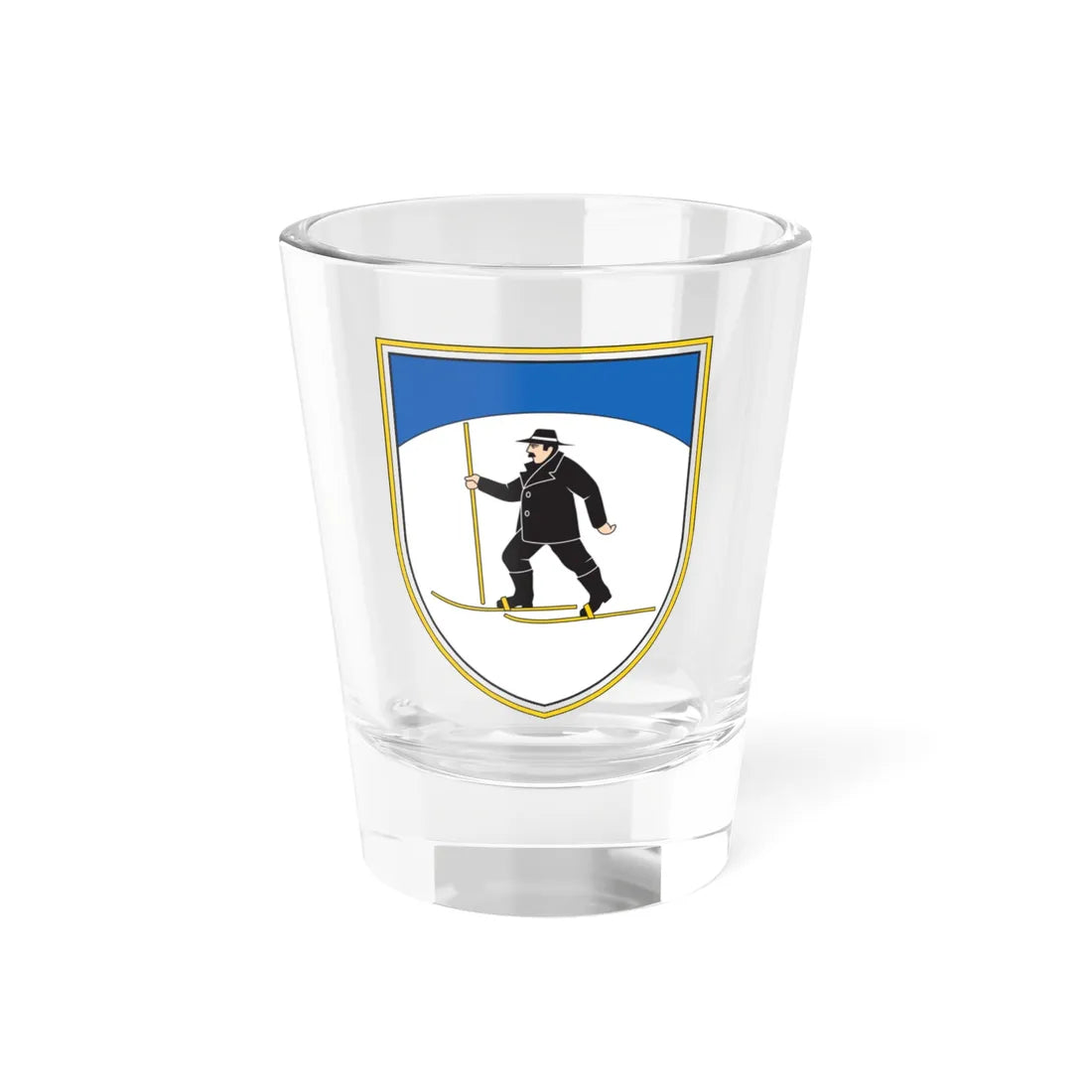 Coat of arms of Bloke (Slovenia) (Coat of Arms) Shot Glass 1.5oz 1.5oz - Go Mug Yourself