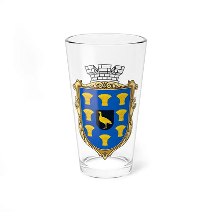 Coat of Arms of Bobrynets (Ukraine) (Coat of Arms) Pint Glass 16oz 16oz - Go Mug Yourself