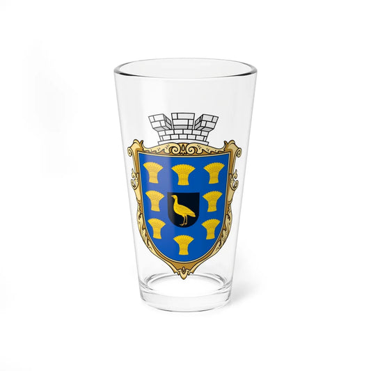 Coat of Arms of Bobrynets (Ukraine) (Coat of Arms) Pint Glass 16oz 16oz - Go Mug Yourself