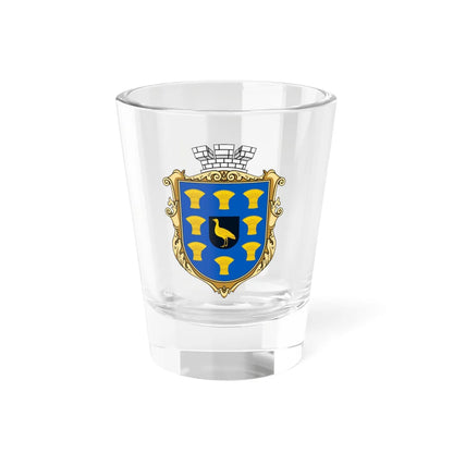 Coat of Arms of Bobrynets (Ukraine) (Coat of Arms) Shot Glass 1.5oz 1.5oz - Go Mug Yourself