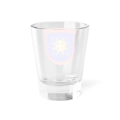 Coat of arms of Bogdanci Municipality (North Macedonia) (Coat of Arms) Shot Glass 1.5oz - Go Mug Yourself