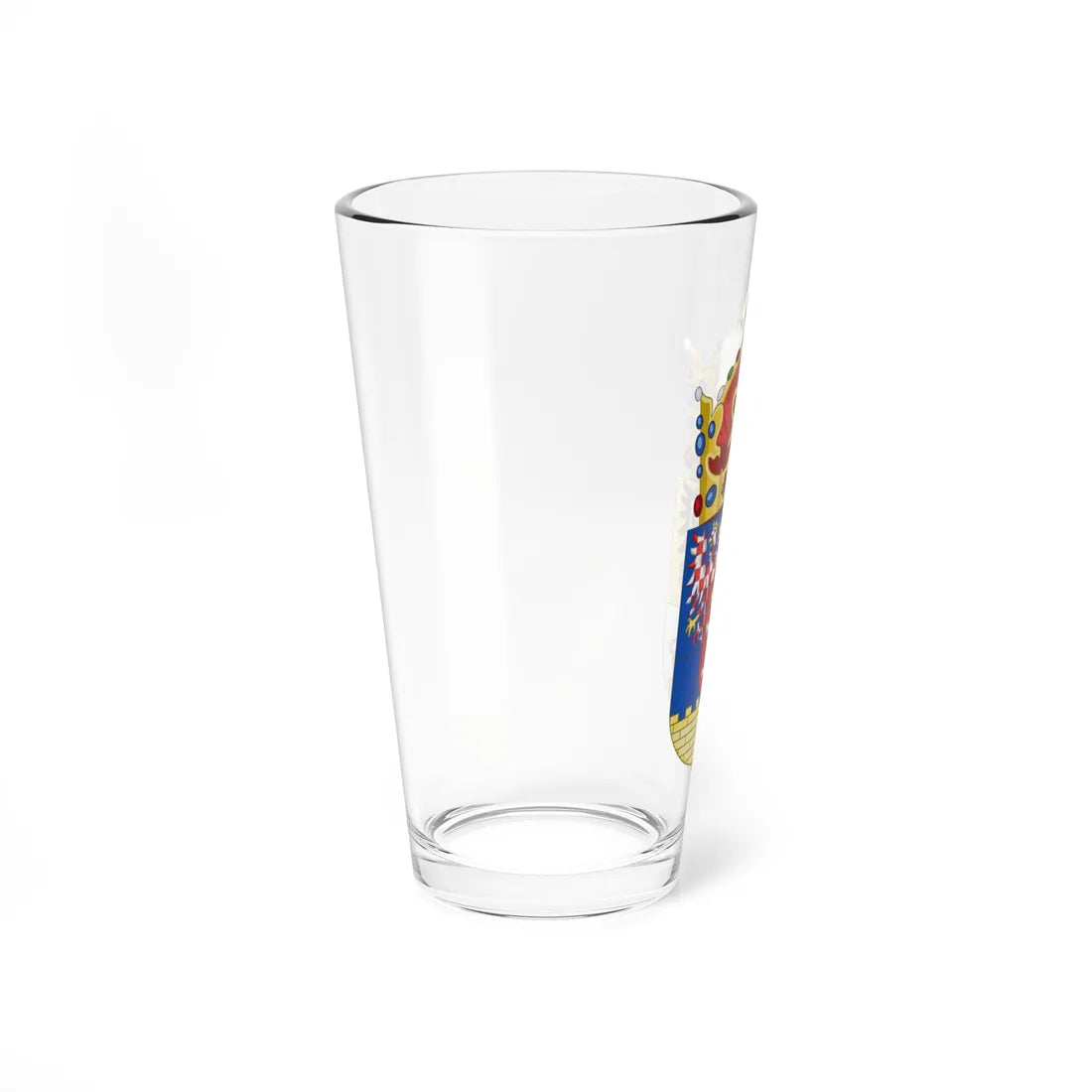 Coat of arms of Bohemian Crown (Czech Republic) (Coat of Arms) Pint Glass 16oz - Go Mug Yourself