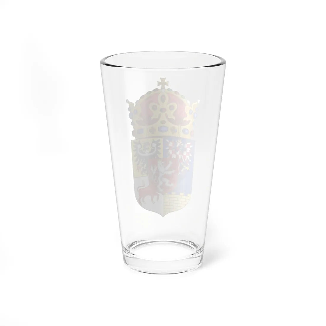 Coat of arms of Bohemian Crown (Czech Republic) (Coat of Arms) Pint Glass 16oz - Go Mug Yourself