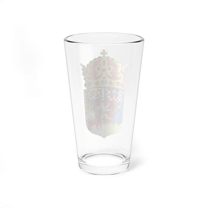 Coat of arms of Bohemian Crown (Czech Republic) (Coat of Arms) Pint Glass 16oz - Go Mug Yourself