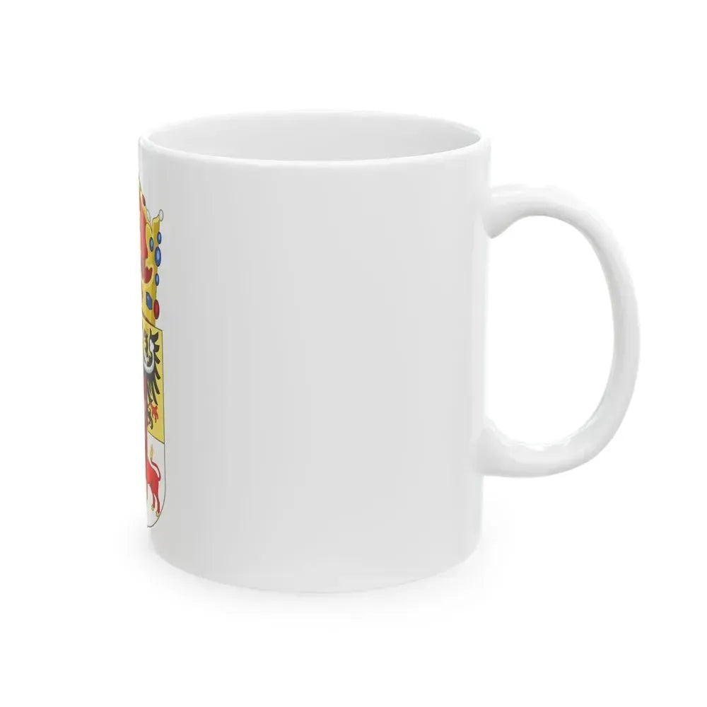 Coat of arms of Bohemian Crown - White Coffee Mug - Go Mug Yourself