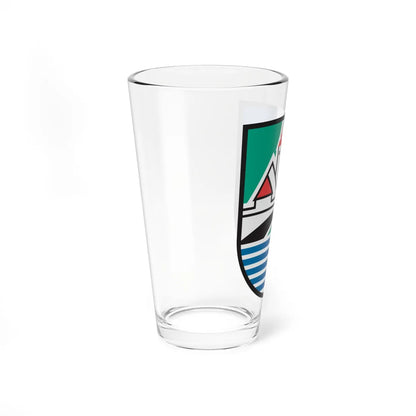 Coat of arms of Bohinj (Slovenia) (Coat of Arms) Pint Glass 16oz - Go Mug Yourself