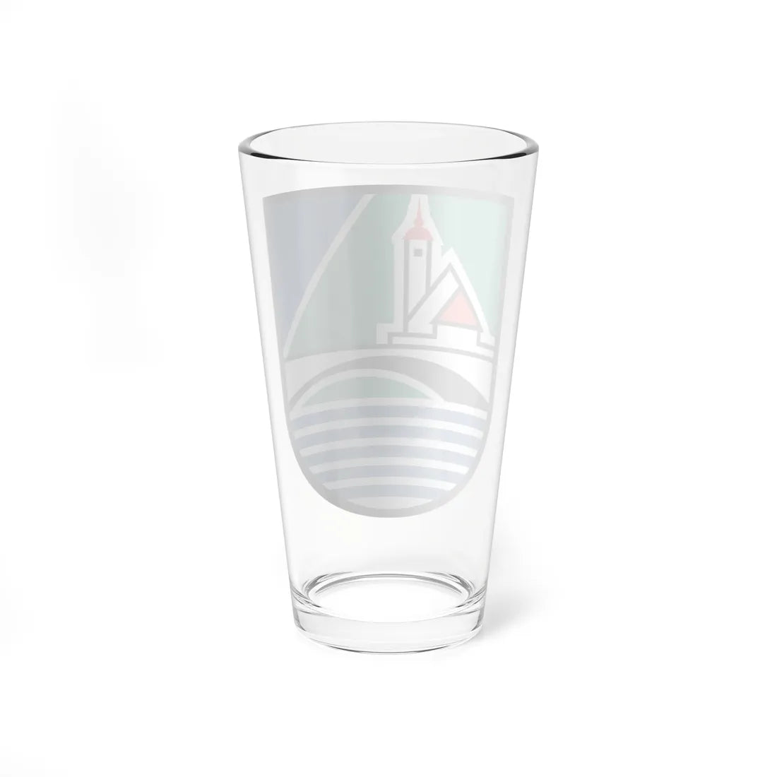 Coat of arms of Bohinj (Slovenia) (Coat of Arms) Pint Glass 16oz - Go Mug Yourself
