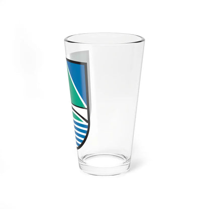 Coat of arms of Bohinj (Slovenia) (Coat of Arms) Pint Glass 16oz - Go Mug Yourself