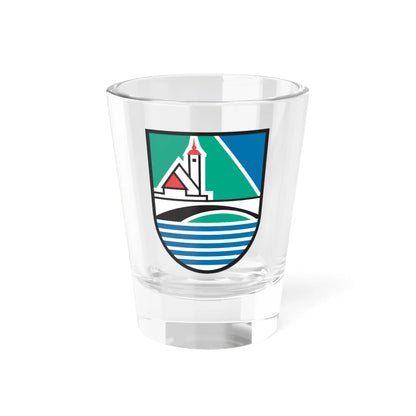 Coat of arms of Bohinj (Slovenia) (Coat of Arms) Shot Glass 1.5oz 1.5oz - Go Mug Yourself