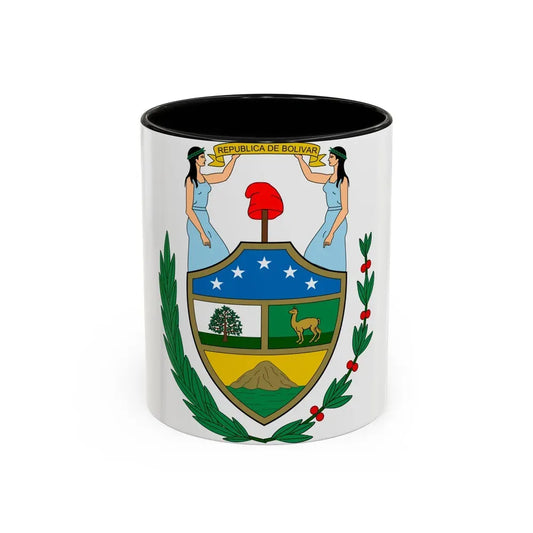 Coat of arms of Bolivia (1825) - Accent Coffee Mug 11oz Black - Go Mug Yourself