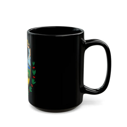 Coat of arms of Bolivia (1825) - Black Coffee Mug-Go Mug Yourself