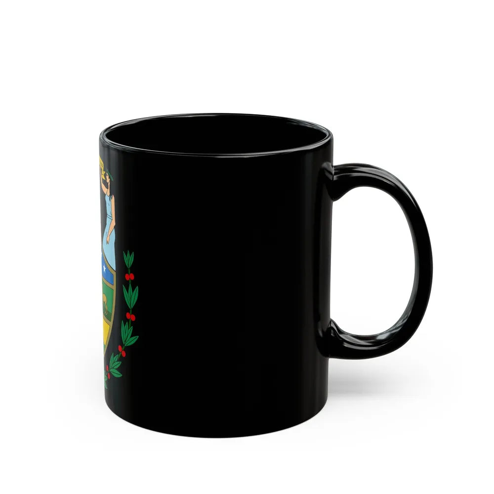 Coat of arms of Bolivia (1825) - Black Coffee Mug-Go Mug Yourself