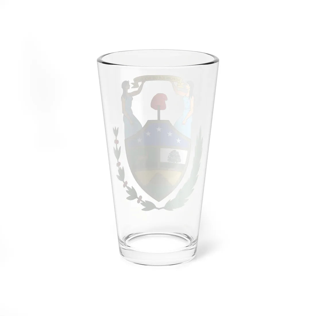 Coat of arms of Bolivia 1825 (Bolivia) (Coat of Arms) Pint Glass 16oz - Go Mug Yourself