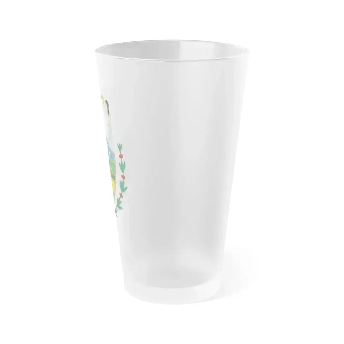 Coat of arms of Bolivia (1825) - Frosted Pint Glass 16oz - Go Mug Yourself