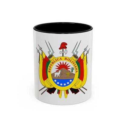 Coat of arms of Bolivia (1826) - Accent Coffee Mug 11oz Black - Go Mug Yourself