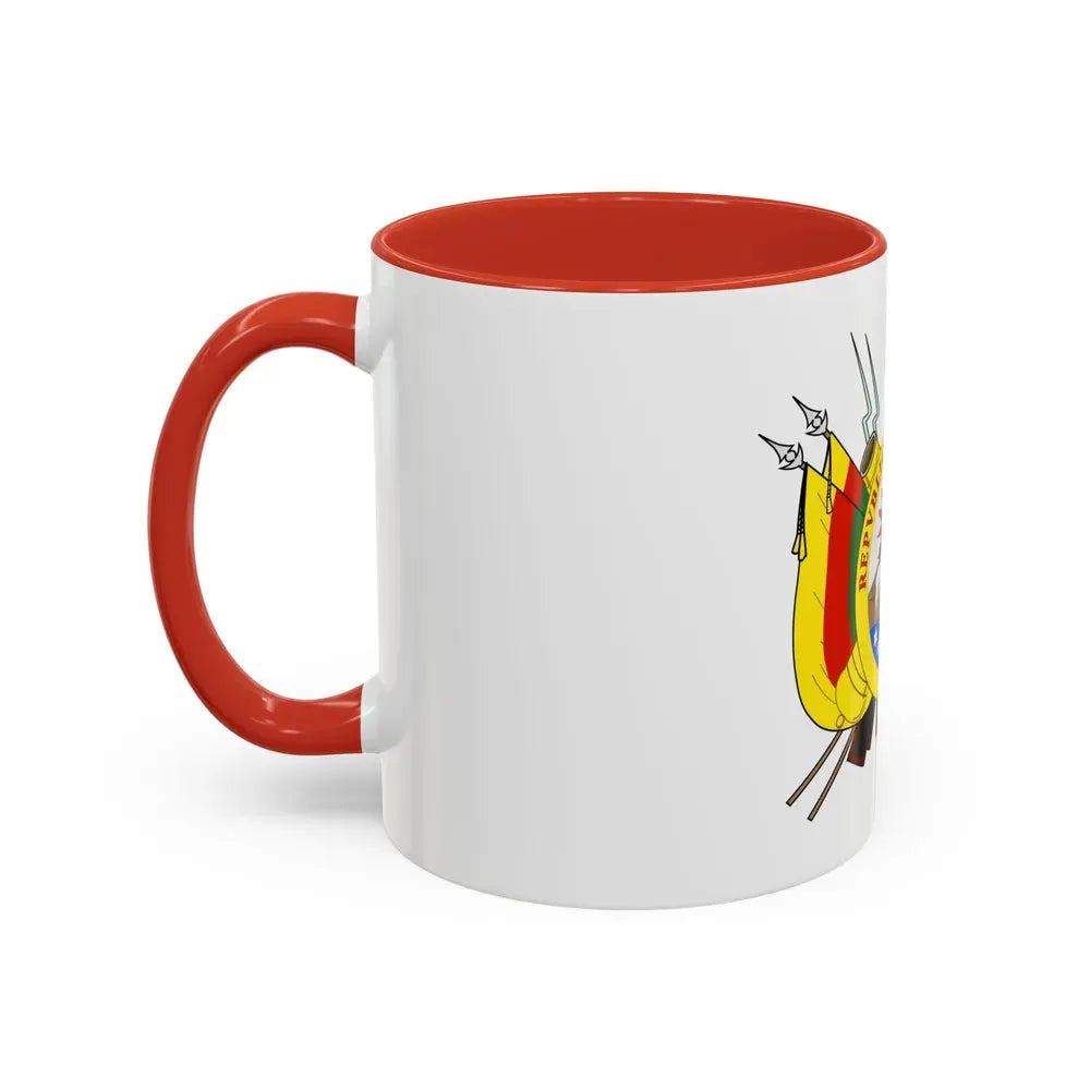 Coat of arms of Bolivia (1826) - Accent Coffee Mug - Go Mug Yourself