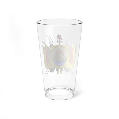 Coat of arms of Bolivia (1826) - Pint Glass 16oz-Go Mug Yourself