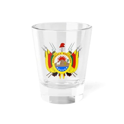 Coat of arms of Bolivia (1826) - Shot Glass 1.5oz 1.5oz - Go Mug Yourself