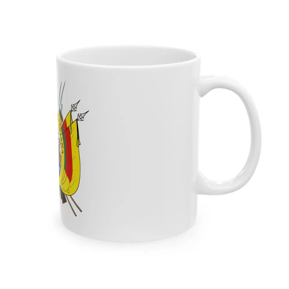 Coat of arms of Bolivia (1826) - White Coffee Mug-Go Mug Yourself