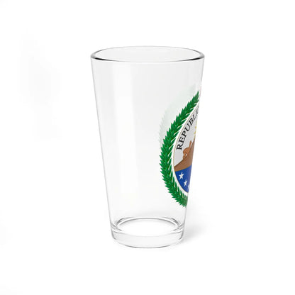 Coat of arms of Bolivia 1829 (Bolivia) (Coat of Arms) Pint Glass 16oz - Go Mug Yourself
