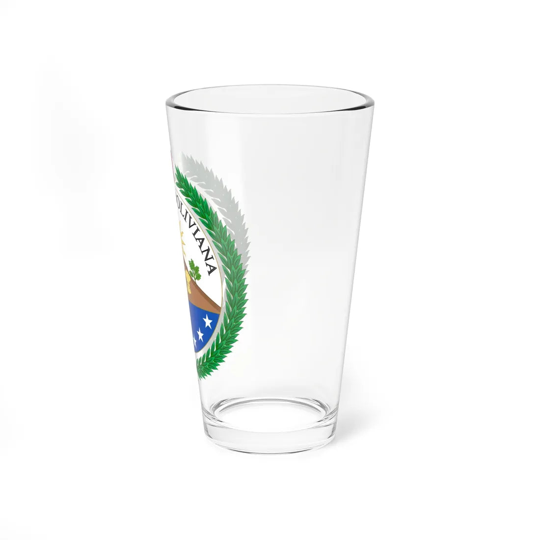 Coat of arms of Bolivia 1829 (Bolivia) (Coat of Arms) Pint Glass 16oz - Go Mug Yourself
