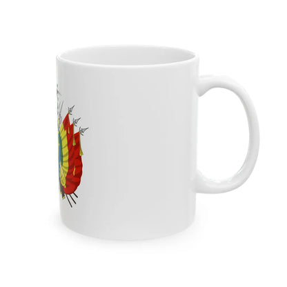 Coat of arms of Bolivia - White Coffee Mug-Go Mug Yourself