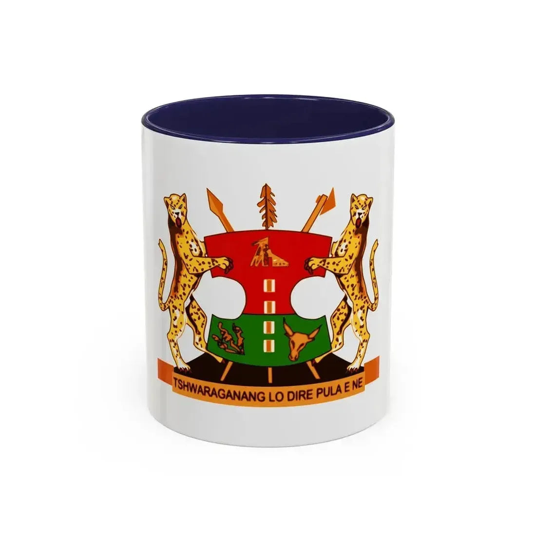 Coat of arms of Bophuthatswana - Accent Coffee Mug 11oz Navy - Go Mug Yourself