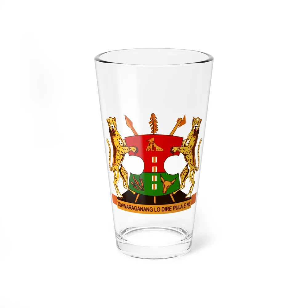 Coat of arms of Bophuthatswana - Pint Glass 16oz-16oz-Go Mug Yourself